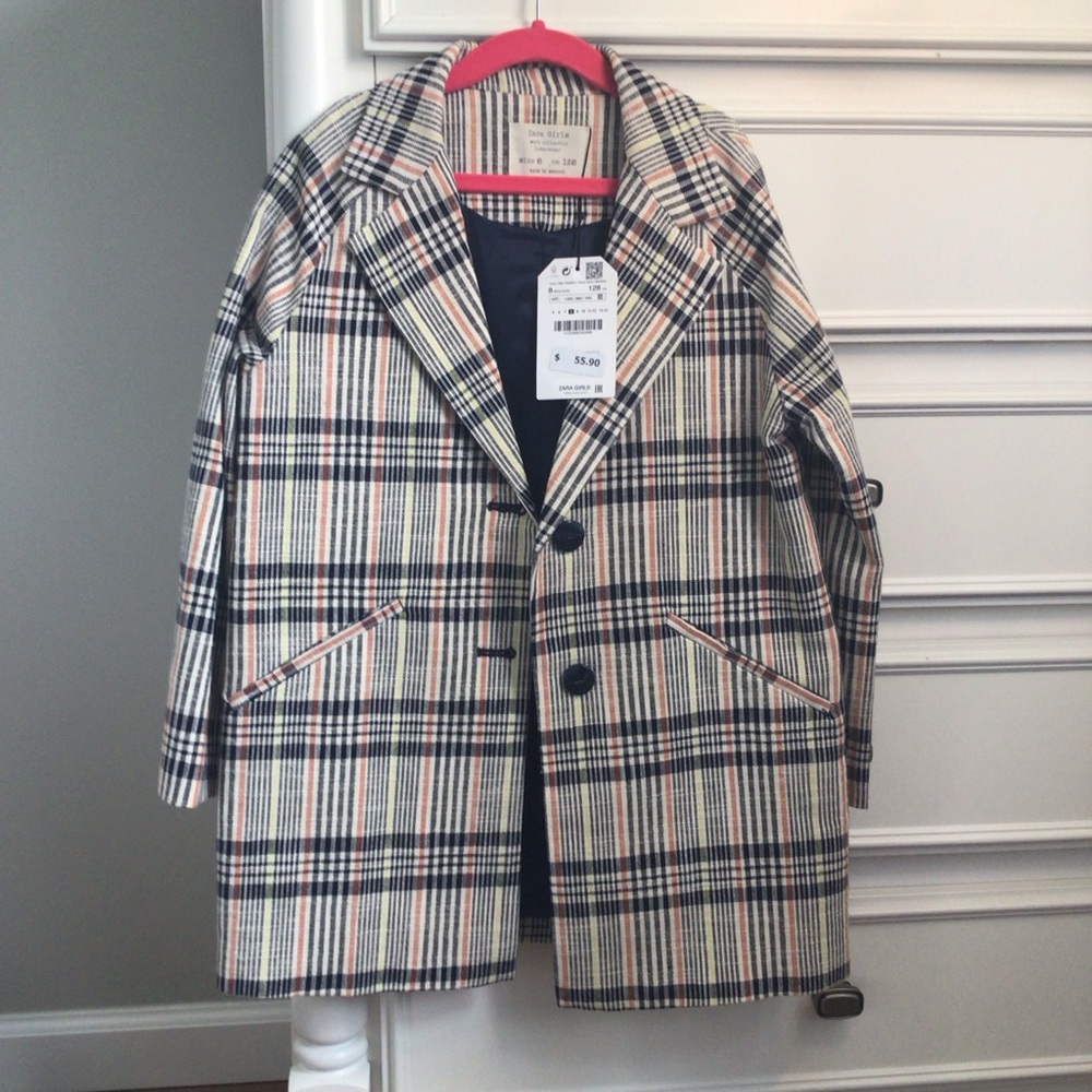 Zara’s Girls Plaid Blazer in a size 8